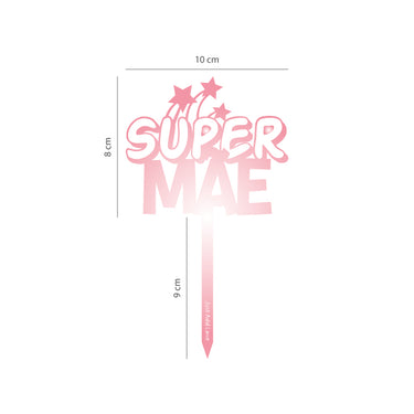 Topper Super Mãe